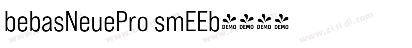 bebasNeuePro smEEb字体转换